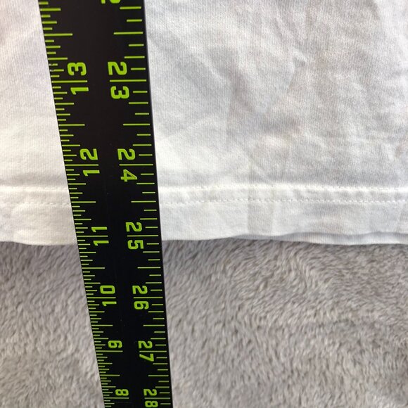 Supreme Mens T-Shirt Medium White Classic Short Sleeve Crew Neck FLAWS - Picture 4 of 16